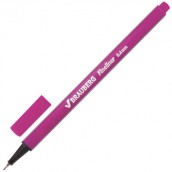 Ручка капиллярная (линер) BRAUBERG "Aero", РОЗОВАЯ, трехгранная, металлический наконечник, линия письма 0,4 мм, 142256