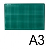 Коврик-подкладка настольный для резки А3 (450х300 мм), сантиметровая шкала, зеленый, 3 мм, KW-trio, 9Z201, -9Z201