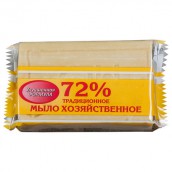 Мыло хозяйственное 72%, 200 г (Меридиан) "Традиционное", в упаковке