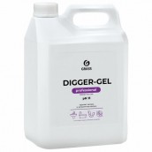 Средство для прочистки канализационных труб 5,3 кг GRASS DIGGER-GEL, гель, щелочное, 125206