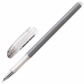 Ручка стираемая гелевая STAFF "College" EGP-664, ЧЕРНАЯ, игольчатый узел 0,5 мм, линия письма 0,38 мм, 143665