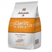 Кофе в зернах AMBASSADOR "Gold Label" 1 кг, арабика 100%