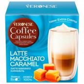 Кофе в капсулах VERONESE "Latte Macchiato Caramel" для кофемашин Dolce Gusto, 10 порций, 4620017632009