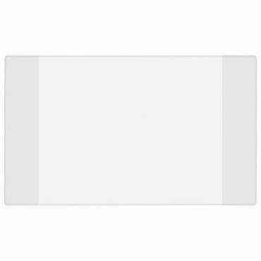 Обложка ПВХ для тетрадей и дневников, ПЛОТНАЯ, 110 мкм, 212х350 мм, прозрачная, 15.14