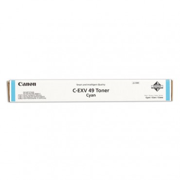 Тонер CANON (C-EXV49C) для Canon IR C3320/C3320i/C3325i/C3330i/C3500, голубой, ресурс 19000 страниц, оригинальный, 8525B002